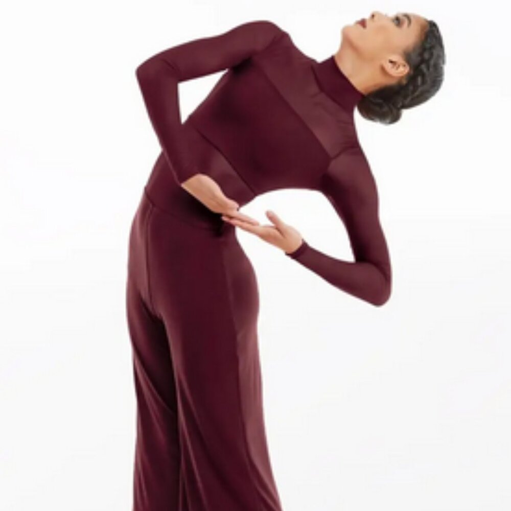 Balera Performance Culotte Unitard With Mesh AM Style MJ11187